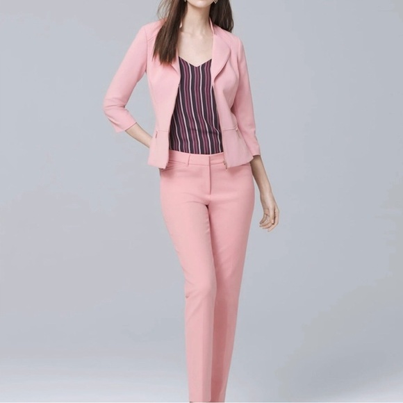 White House Black Market Pants - WHBm Elegant Pink Women's Pantsuit